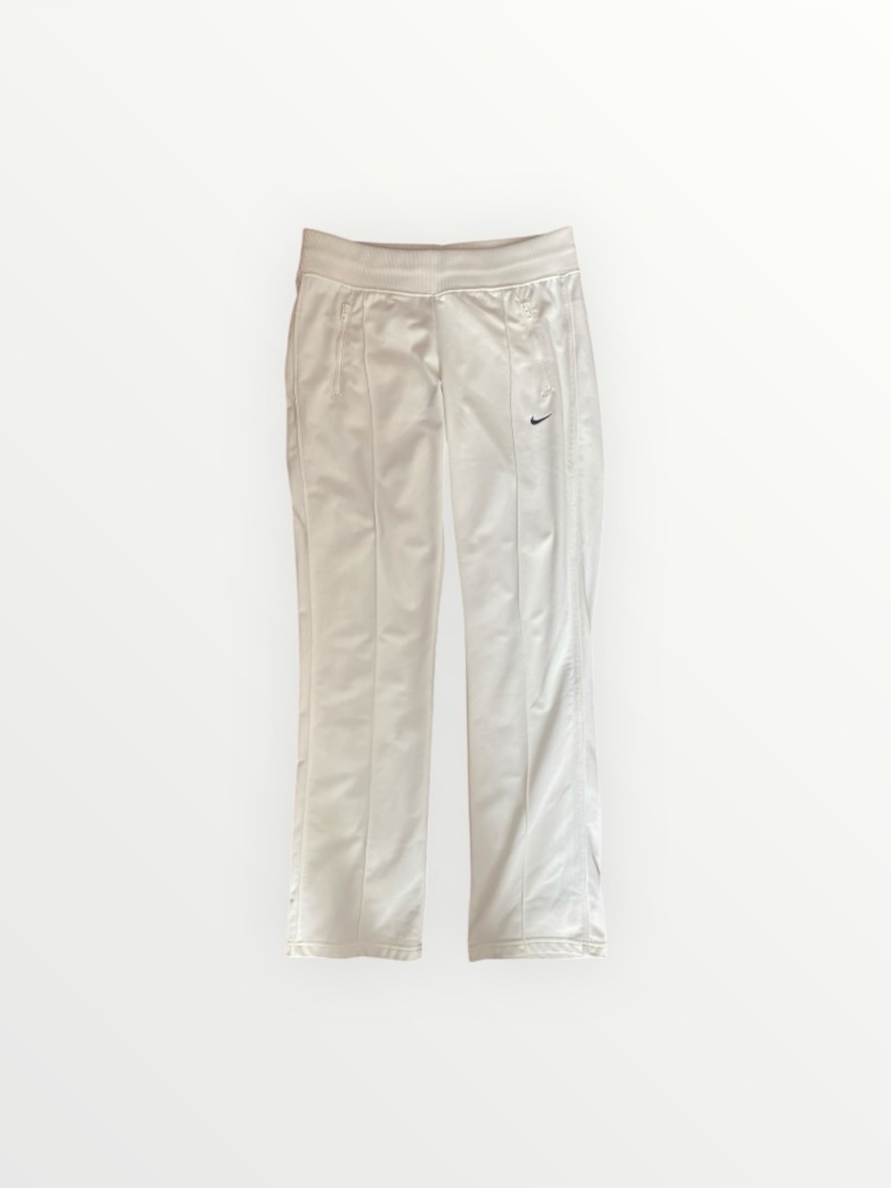 Nike Women’s White Black Swoosh Track Pants Size S